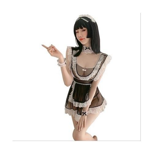 コスプレ メイド服 セクシー 可愛い ワンピース セクシー エプロン ベビードール ランジェリーコス...