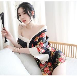 セクシー コスプレ 花魁 和服 着物 ランジェ...の詳細画像2