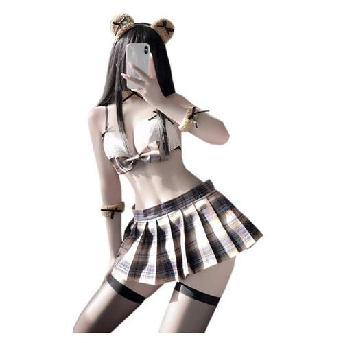 熊さん　セーラー服 セクシー コスプレ ランジェリー コスチューム 可愛い 萌え 小悪魔 レディース...