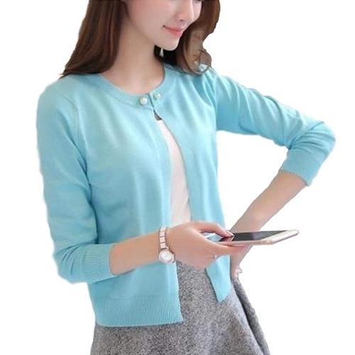 カーディガン ボレロ パールボタン 冷房対策 お洒落 レディース 4色展開 フリーサイズ