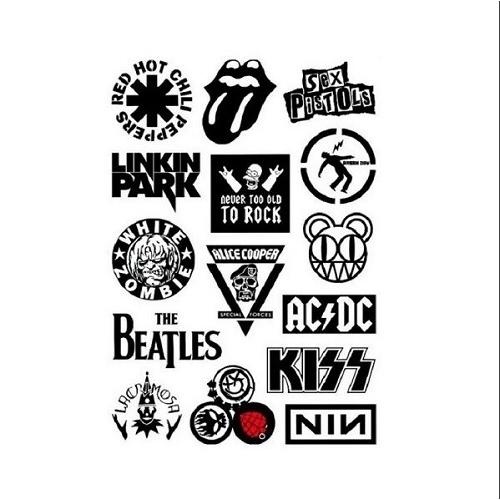 【D-ST001】【ギター・自転車・タブレット等のカスタマイズに!】 ロック・ポップス・メタル 系 ...