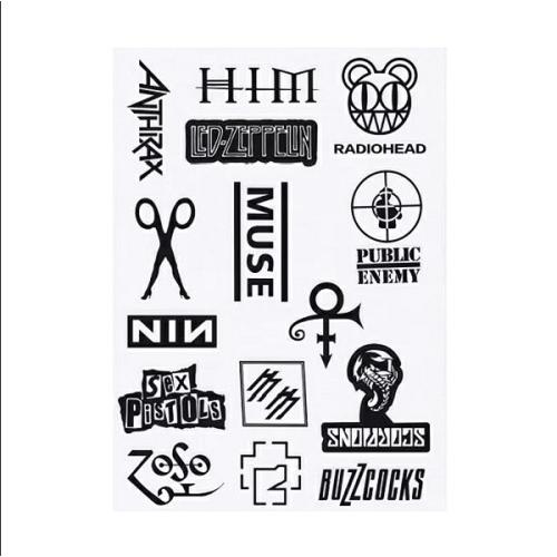 【D-ST003】【ギター・楽器・タブレット等のカスタマイズに!】 ロック・ポップス・メタル 系 洋...