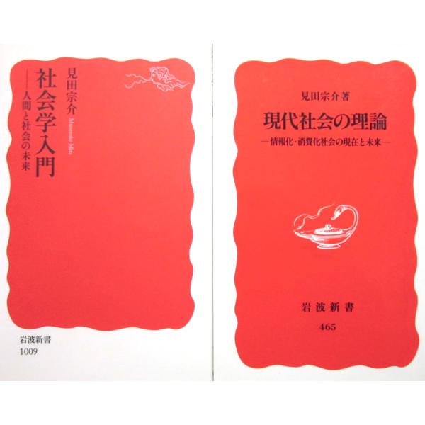 (1)社会学入門　(2)現代社会の理論　２冊セット　見田宗介著（岩波新書）