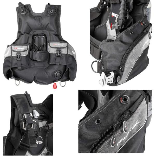 ダイビング 重器材 プレステージ BCD 国内正規品 ウエイトポケット付き PRESTIGE ダイビ...