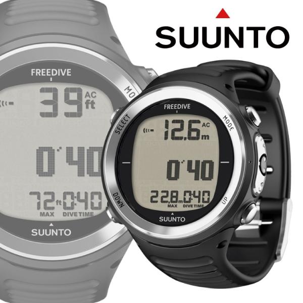 ダイバーズウォッチ SUUNTO D4F フリーダイビングスキンダイビング シュノーケリングに対応 ...