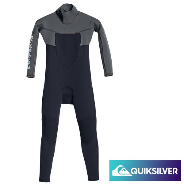 QUIKSILVER ウェットスーツ 男の子 フルスーツ 2.5mm 2mm バックジップ BOY ...