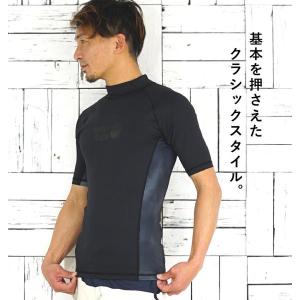 ラッシュガード メンズ 半袖 UVカット 水陸...の詳細画像3