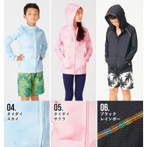 ラッシュガード キッズ パーカー 長袖 水着 ...の詳細画像2