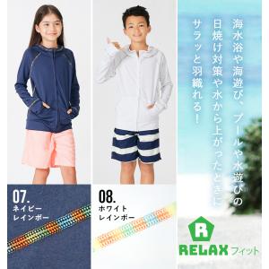ラッシュガード キッズ パーカー 長袖 水着 ...の詳細画像3