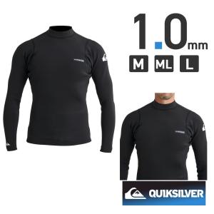 QUIKSILVER クイックシルバー ウェットスーツ サーフィン メンズ ジャケット タッパ かぶり サーフ ウエットスーツ 長袖 ラッシュガード 1mm｜diving-hid