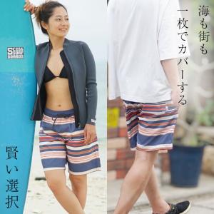 サーフパンツ 水着 メンズ レディース 水陸両...の詳細画像1