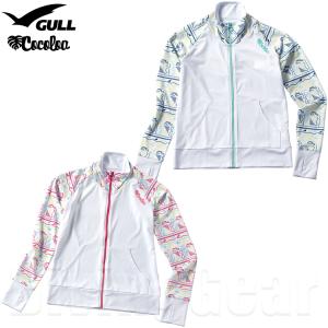 Cocoloa(ココロア)　GW-6418 ココロアハイネックカラーラッシュガード レディース 長袖 マリンウエア 女性用 RASH GUARD