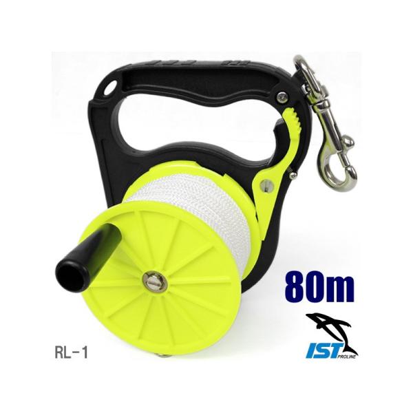 IST ダイビング リール 80m ダイブリール 直径104mm 厚み74mm PROLINE [R...