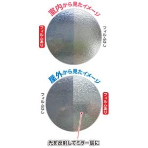 窓 ガラスフィルム 遮熱フィルム 凹凸ガラス用...の詳細画像2