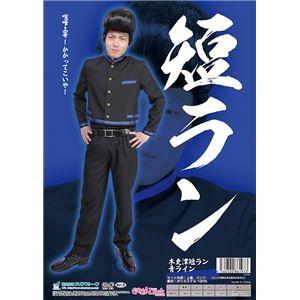 学ラン/コスプレ衣装 〔短ラン 青ライン〕 メンズ180cm迄 上着 パンツ付き 『木更津』 〔イベント パーティー〕｜diy-kiraku