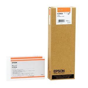 （まとめ） エプソン EPSON PX-P／K3インクカートリッジ オレンジ 700ml ICOR58 1個 〔×3セット〕｜diy-kiraku