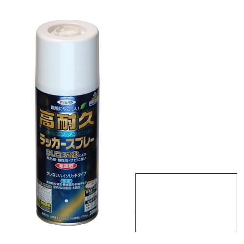 スプレー塗料 アサヒペン・高耐久ラッカースプレー・300ML　艶消しクリア　(電気器具・家具・機械器...