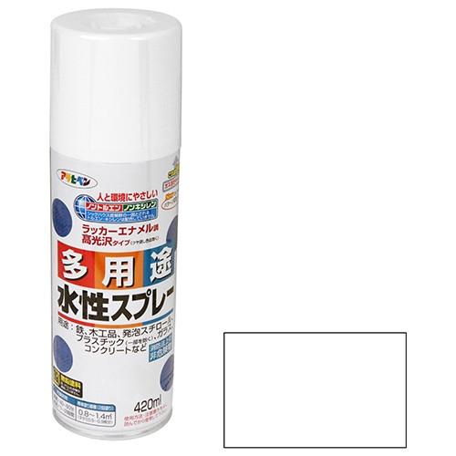 スプレー塗料 水性塗料　300ML　艶消しクリア色 アサヒペン (プラモデル/フィギュア/ジオラマ/...