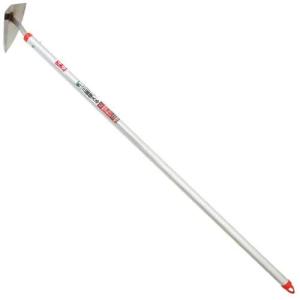 (三角ホー 草削り)　アルミ柄で軽い　ステンレス　草削り三角ホー