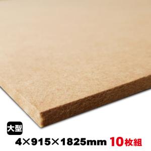 MDF 18mm×915mm×1825mm（A品）約64.8kg／3枚組中質繊維板 中密度繊維板