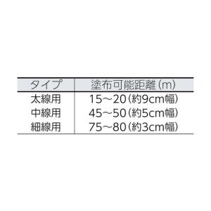 アサヒペン 道路線引き用スプレー細線用 黄色 ...の詳細画像4