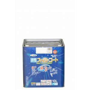 アサヒペン 水性スーパーコート ツヤ消し白 10L