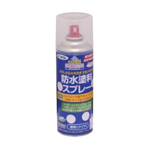 アサヒペン 防水塗料スプレー 透明(クリヤ) 420ml｜diy-tool