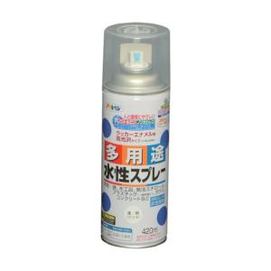アサヒペン 水性多用途スプレー クリヤ 420ml