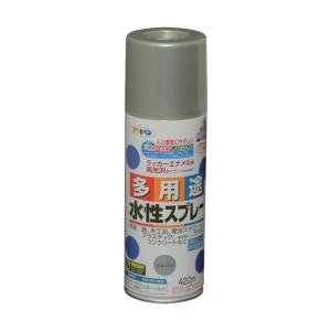 アサヒペン 水性多用途スプレー シルバー 420...の商品画像