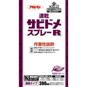 アサヒペン 速乾サビドメスプレーR グレー 3...の詳細画像2