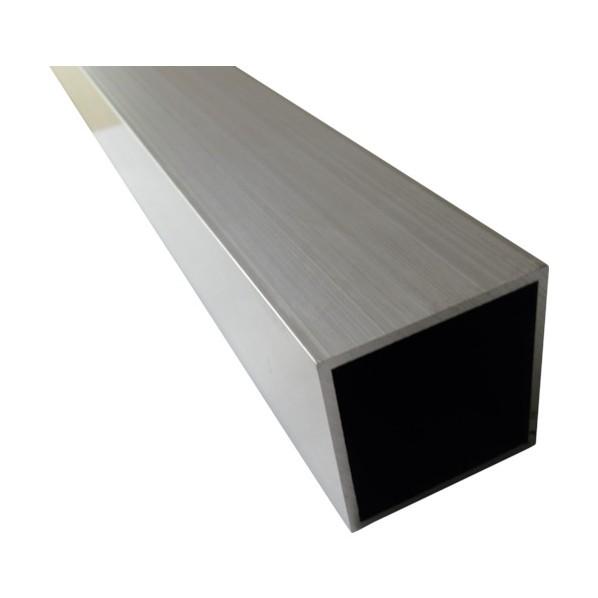 ※法人専用品※アルインコ アルミ角パイプ 80X80X2.0 生地 4m FB120N 1点