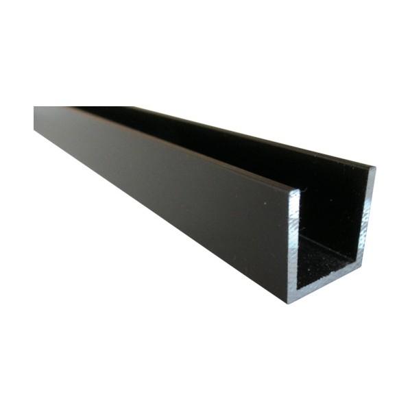 ※法人専用品※アルインコ アルミチャンネル 20x20x2.0ブラック 2m HP503K 1点
