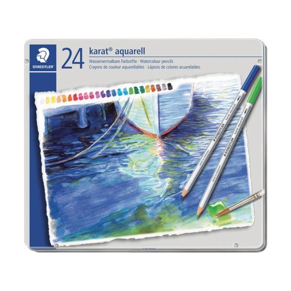 アケボノクラウン カラトアクェレル125水彩色鉛筆24色 125 M24