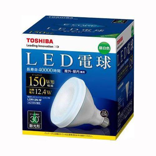 東芝 E-CORELED電球ビームランプタイプ LDR12N-W