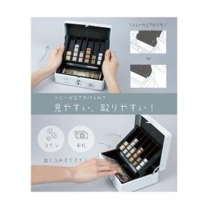 カール事務器 手提げ金庫 キャッシュボックス ...の詳細画像3