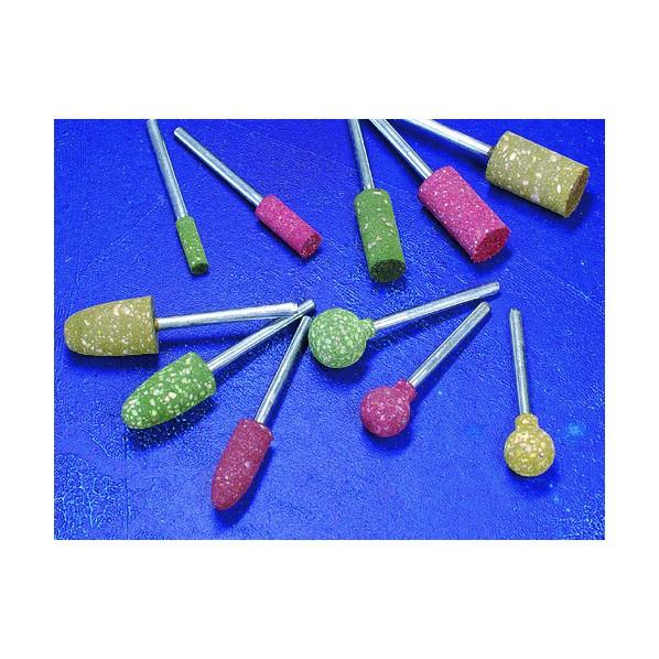 アルゴフアイルジャパン 軸付スーパーゴム砥石#80 Φ8 Φ3.0軸 AR08R08SW