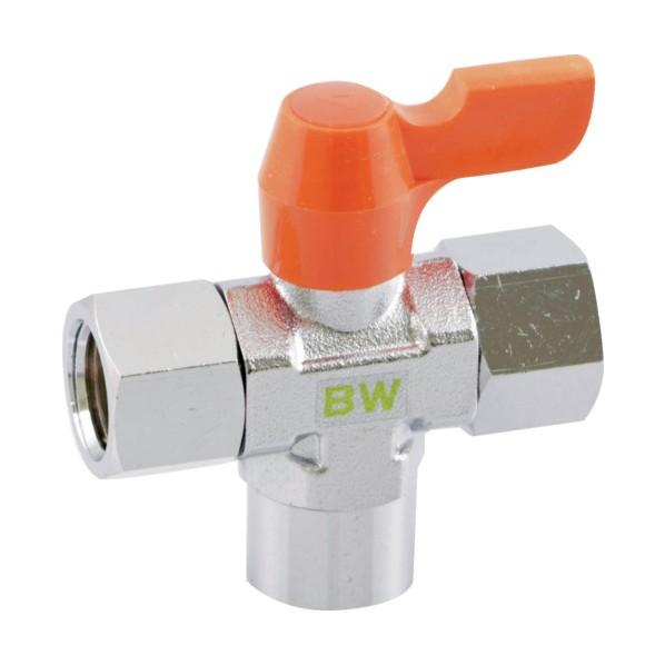 アソー ＡＳＯＨエースボール縦型三方弁両内ねじ型ＰＴ１／８ＸＰＴ１／８ BW-5111 1点