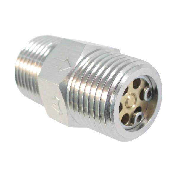 アソー ＡＳＯＨエーチェック黄銅製チェックバルブ外ネジ×外ネジ型Ｒ１／８ AT-1011