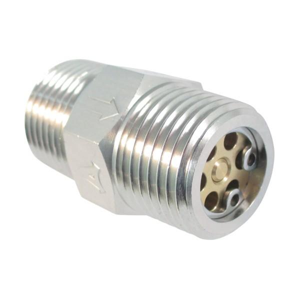 アソー ＡＳＯＨエーチェック黄銅製チェックバルブ外ネジ×外ネジ型Ｒ１／４ AT-1022