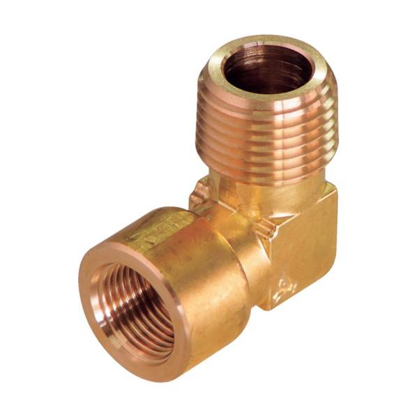 アソー 異径内・外エルボＰＴ３／８外×ＰＴ１／４内 200 x 115 x 75 mm LK-103...