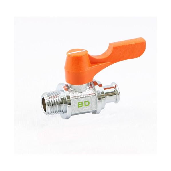 アソー エースボール ストレート 外ネジ×ドレン口 BD-1300R 1個