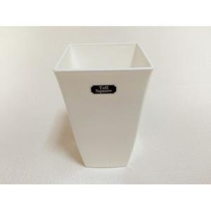 アイカ トールスクエア6号 ホワイト 約14×14×23.5cm