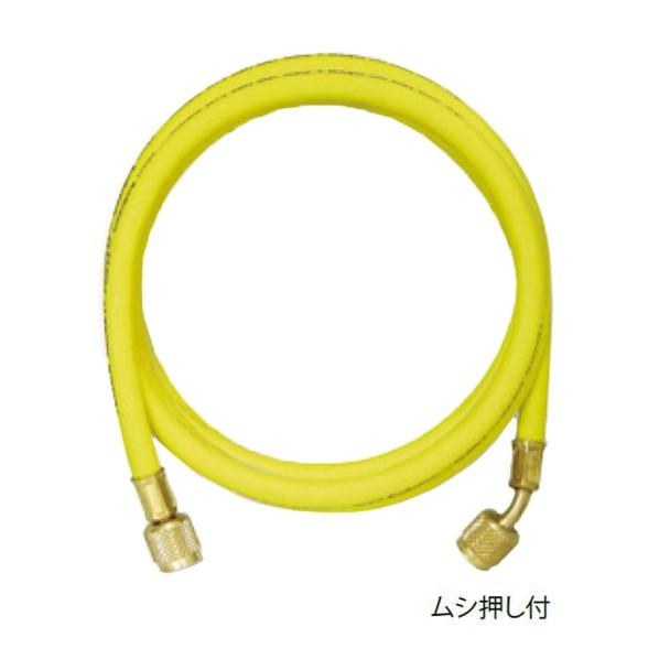 アサダ 1/4' チャージングホースプラスII ロングタイプ 黄 1000cm Y21133