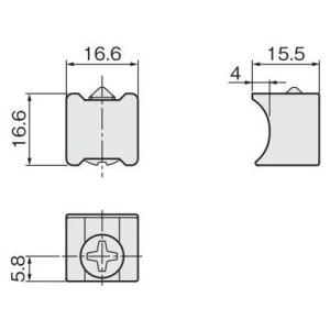 アトムリビンテック 上部ストッパー グレー A...の詳細画像1