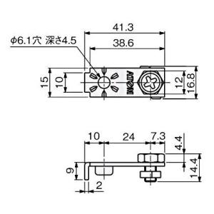 アトムリビンテック 上部ピボット受け金具後付タ...の詳細画像1