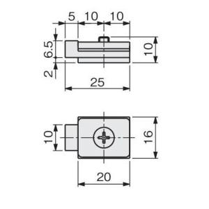 アトムリビンテック ゴムストッパー クロメート...の詳細画像1