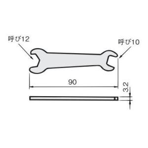 アトムリビンテック 専用スパナ ユニクロ HD...の詳細画像1