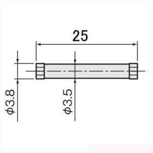 ※法人専用品※アトム 埋込ピン 黒 25mm ...の詳細画像1