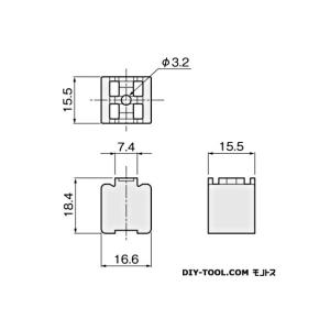 ATOM 固定ブロック グレー AFD-340...の詳細画像1