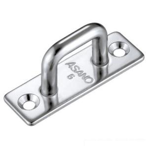 AK3227 浅野金属工業 角型パッドアイ 角型パッドアイ7 サイズ7